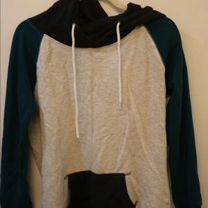 Zumiez Teal and Grey Sweatshirt